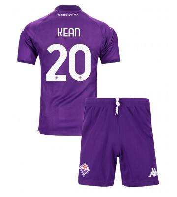 Fiorentina Moise Kean #20 Primera Equipación Niños 2024-25 Manga Corta (+ Pantalones cortos)